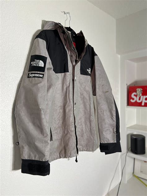 north face supreme reflective jacket replica